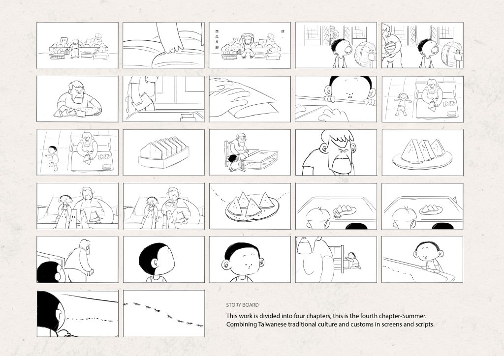 This one is sweeter-story board